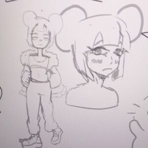 Anime Character Sketch Art